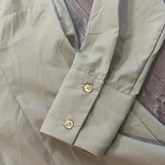 ASOS Design Women’s Sz 6 Stylish Pleated Long Sleeve Collared Casual Shirt Dress - Picture 4 of 8